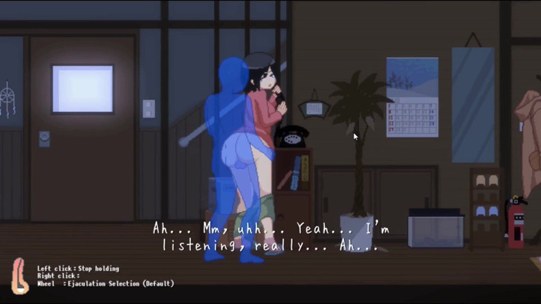 NSFWOtaku: Joc hentai - soția cu țâțe uriașe face sex dur în casă