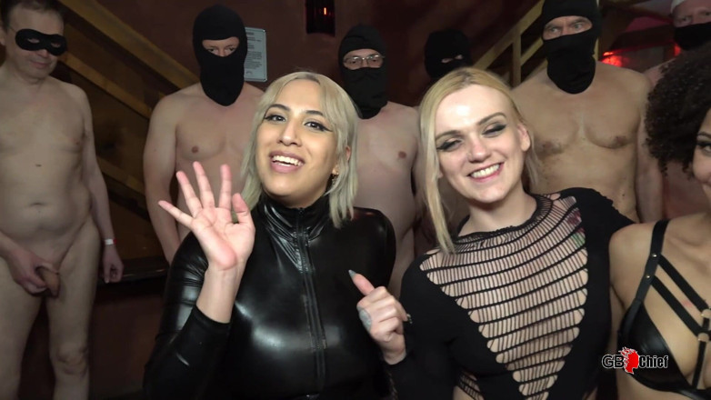 GangBang-Dream: 3 mädchen gegen 20 typen, gangbang