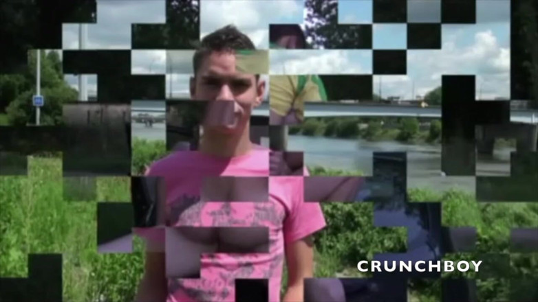 Crunch Boy: French tink fucked by straight discret in the car in...