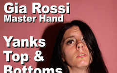 Picticon bondage and fetish: Gia Rossi & Master Hand Škubá nahoře a dole sběratelská scéna