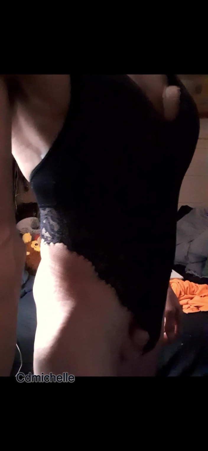 Feeling sexy today crosdressing: Cdmichelle В Черном Боди