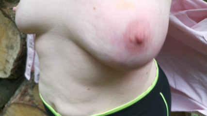 Bouncy Tits Action: Tear me the blouse on us punish my tits