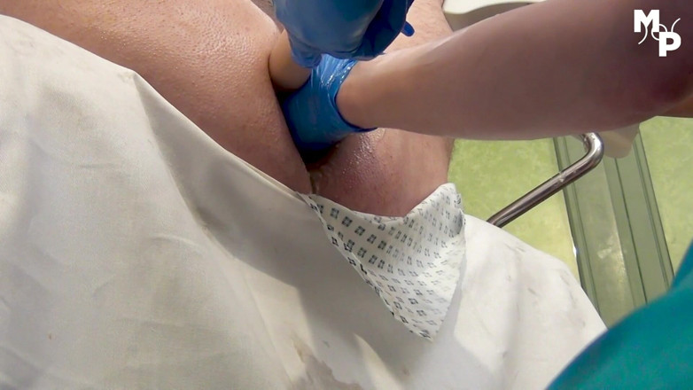 Marcus Pollack Gay: Pornstar Marcus Pollack on doctors gyno chair for extreme anal