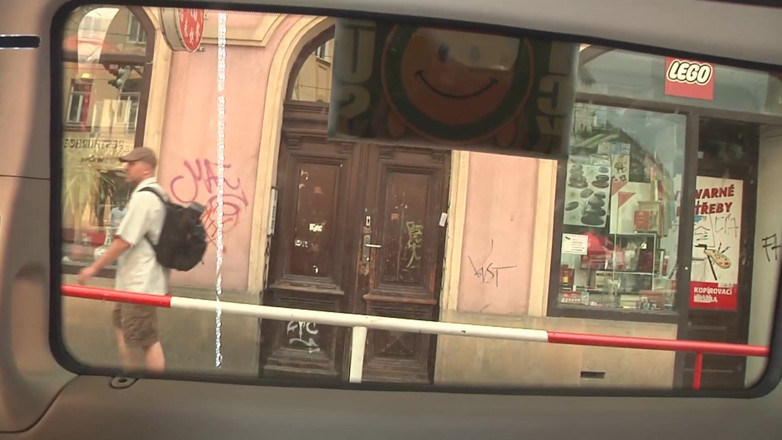 Berlin Orgy: Two sexy chicks are getting slammed in the car