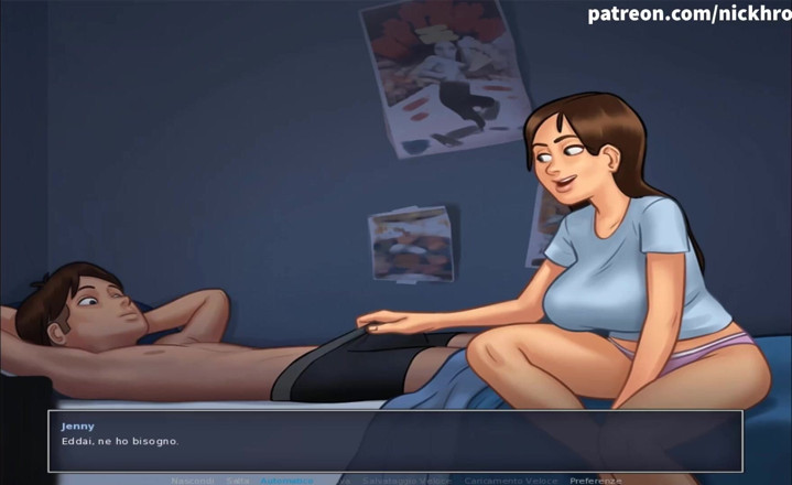 Cartoon Universal: Summertime Saga bahagian 84 (submisif Itali)