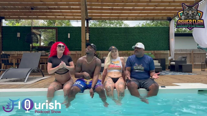 Mr Flourish Live: Mrflourish Подкаст с гостем Roxi Keogh, Gigi Patsy и Datjguy во Флориде