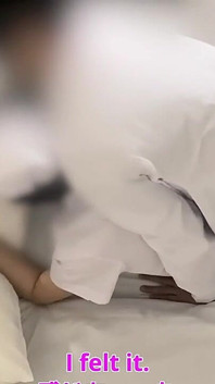 # 123 Rookie Krankenschwester hat sex mit einem Doktor in der Nachtschicht, konnte das vergnügen neben dem patienten nicht aushalten