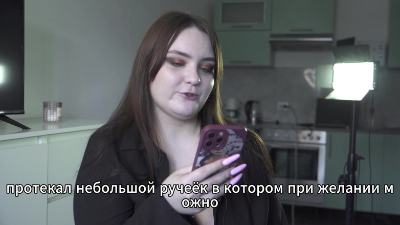 Polly Sweet: Geschichte – Unerwarteter Dreier in einer Jagdhütte im Wald (Russisch, Cuckold, Anal)