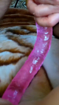 Masturbazione con doppio dildo