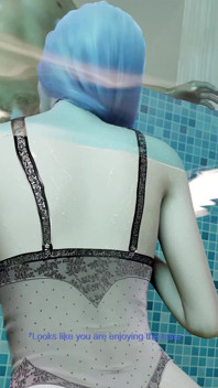 3D 巨乳熟女戏弄年轻的大鸡巴操她的阴户