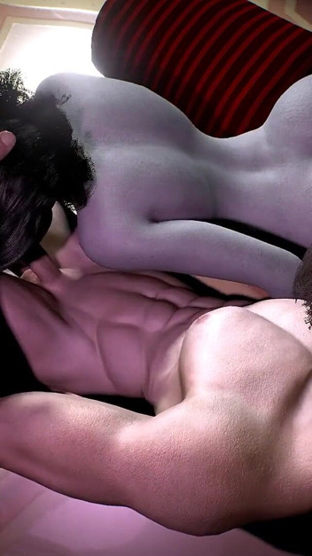 Lady Dimitrescu Moans as Leon Is Fucking Her Brains Out Resident Evil Hentai