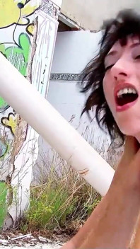 Skinny teen Gabriela fucked by step dad with big cock