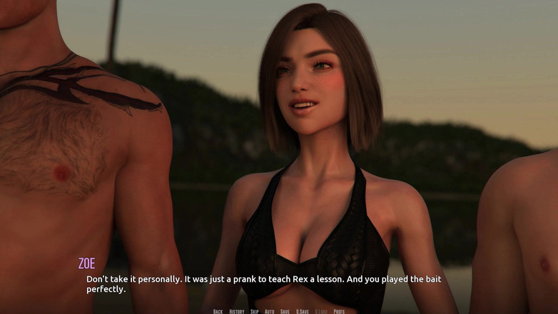 3D Cartoon Porn: Dominos Beach 5 Sfw Walkthrough: Jhon spotyka rebeliantów gang nowych przyjaciół...