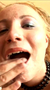 The sexy blonde invites her lover friend to get her pussy screwed and stuffed with cock and sex toys