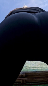 Pets en plein air : édition leggings noirs