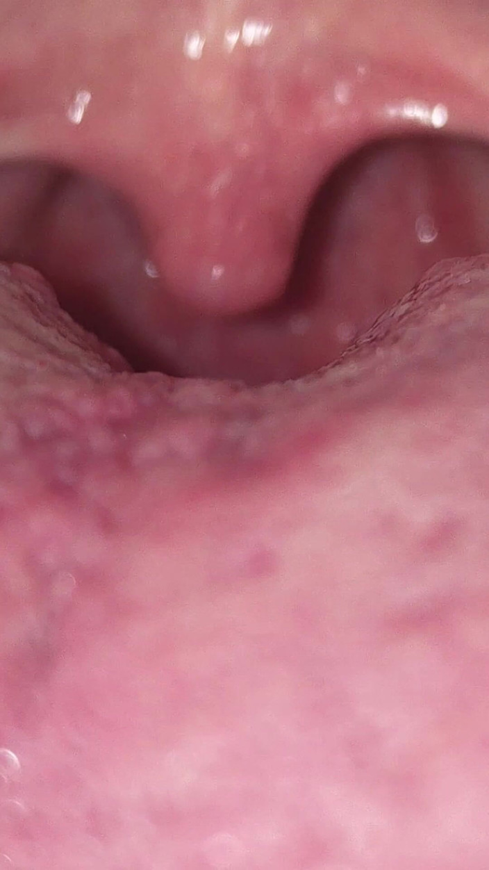 AngYourDirtyCanadian: Uvula Play: Deep Mouth Close?up