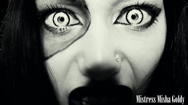 Goddess Misha Goldy: Take off your protective helmet and give Me control of...