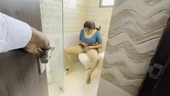 Bhabhi Changing Clothes and Peeing, She Caught Me and Fucking