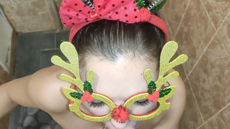DirtyLubov: A Masked Blows the Big Cock