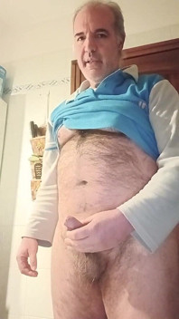 A Wank in My Bathroom Before Going to Sleep!
