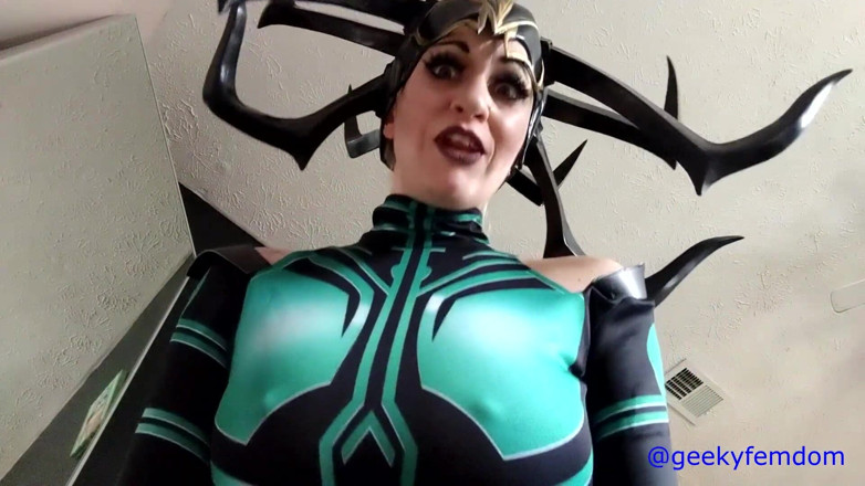 Geeky Femdom: Hela Dominant Victory