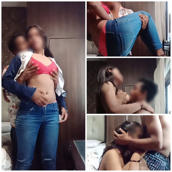 sweet girl: Горячая юная пара занимается романтическим сексом в их гостиничном номере