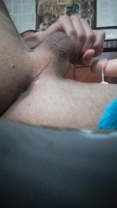 LuckyGuyLover: Rubber cock creampie