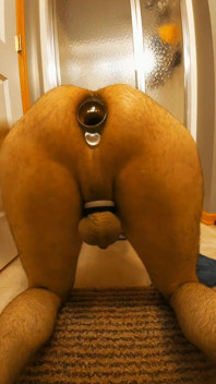 Hollow Buttplug Gapes My Asshole Open