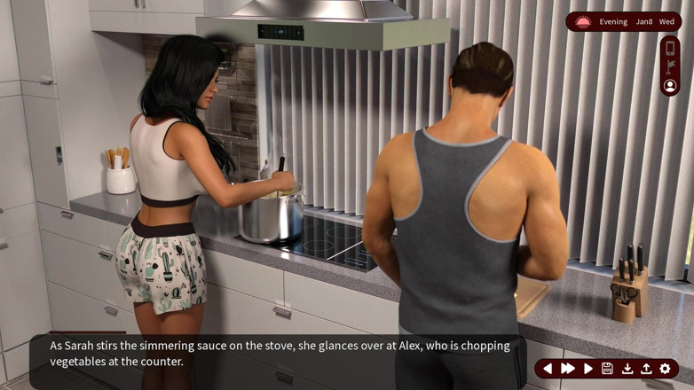 Dirty GamesXxX: Chuchotements de désir : un couple marié et leurs intrigues au...