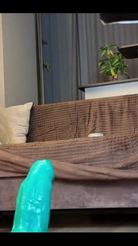 Stretched out my pussy with 4XL Goliath Dildo