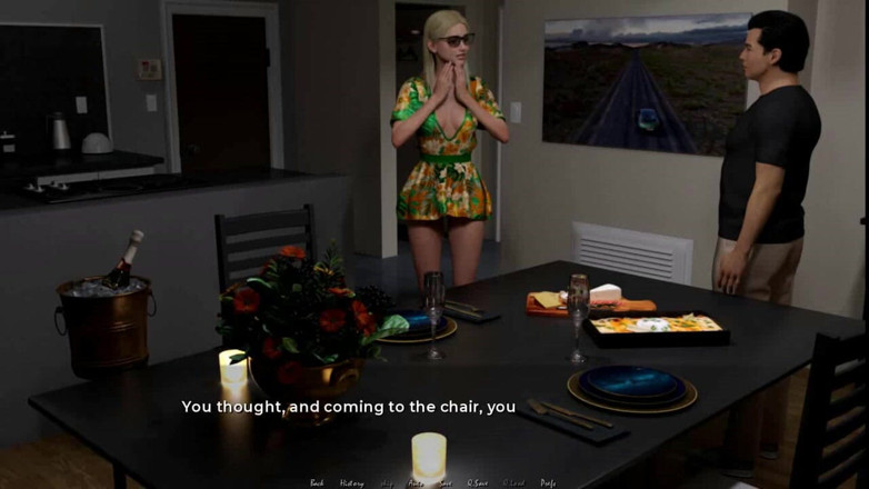 Dirty GamesXxX: Movendo-se para baixo: marido faz o jantar para sua esposa...