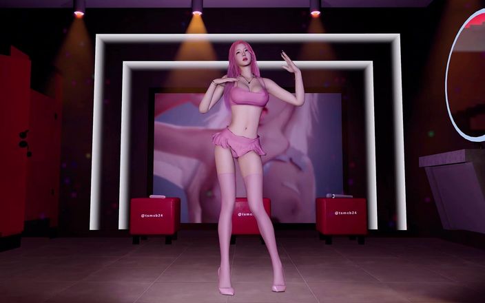 Why fuck so hard: 3D süßes asiatisches schätzchen tanzt für sie