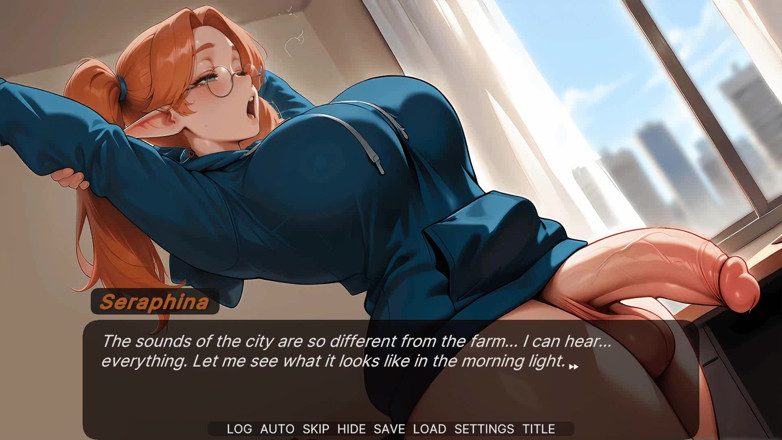 Dirty GamesXxX Trans: La vida de Seraphina: chica elfo sexy con gran polla...