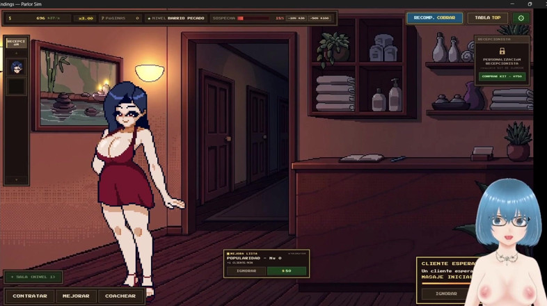 AliChan Vtuber: Šťastný konec demo vtuber gameplay 1