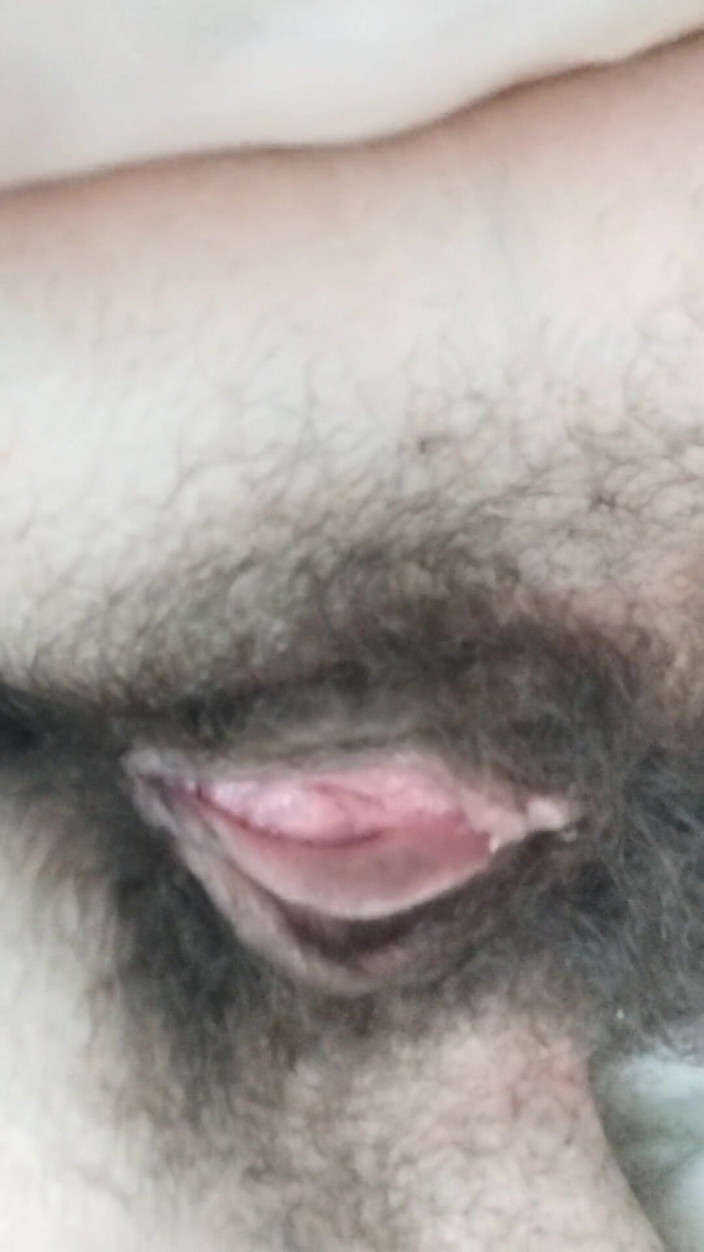 BW_Dolphin: Sniff Hairy Pussy on Your Face! Naked Morning Stretching.