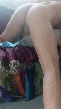 Hormoned Adult Femboy's First Time in a Pink Nightie