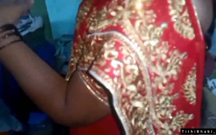 Ridowan: Desi bhabi wechselt ihre rotehari.