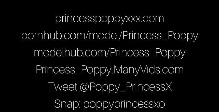 Princess Poppy: Voorbank pijpbeurt