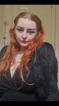 Serving You Morticia Addams Vibes