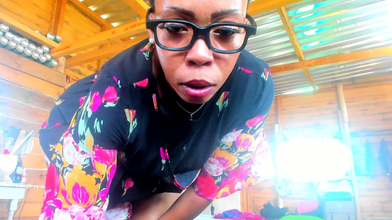 AnalEbony: Role-play, I Caught My Stepson Secretly Watching and Wanking on...