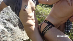 Bare pornstars from Barcelona: Гетеро латина трахается на улице