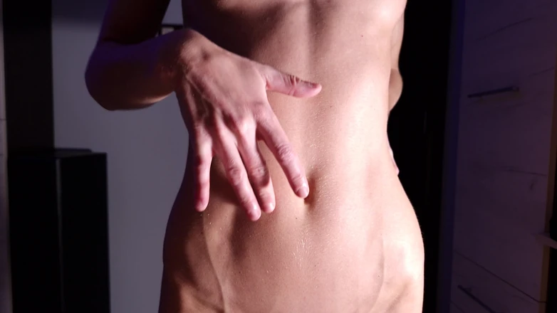 Tiny Teena: Hard Girl Muscles and Body Fat Check