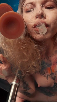 The Nastiest Side of Karneli Is Here to Show You What Is Messy Sloppy Blowjob Looks Like