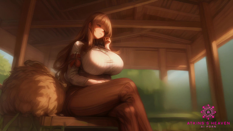 Atkins Heaven: Barnyard boobies: vắt sữa một con cu trong nước