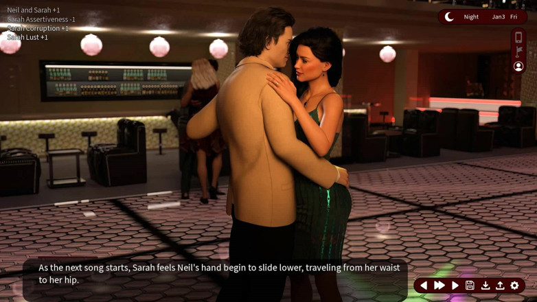 Dirty GamesXxX: Шёпот желания: муж наблюдает, как его жена танцует с их боссом в ночном клубе - эпизод 4
