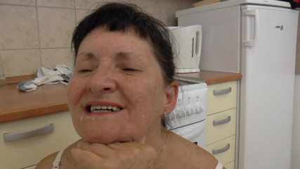 Mature Climax - 100% Mature Videos: Big and busty granny fucking in the kitchen