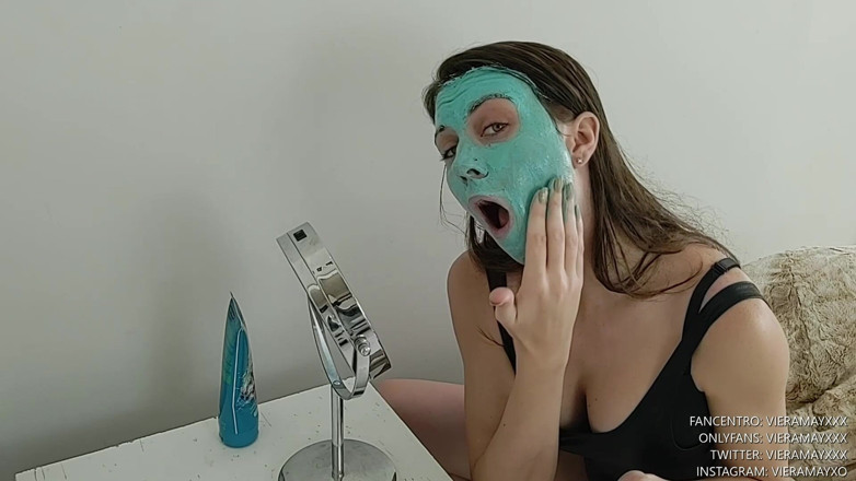 VieraMayXXX: Kein make-up Spa-tag gesichtsbesamungsmaske