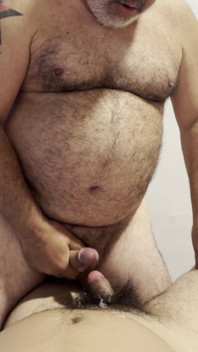 Mature Bear Cumming
