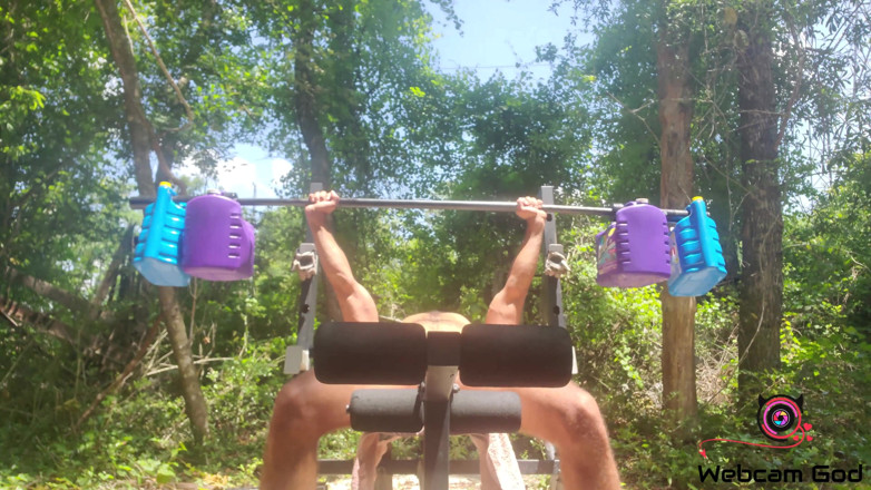 Arthur Eden aka Webcam God: Hot &amp; sweaty workout (4K)