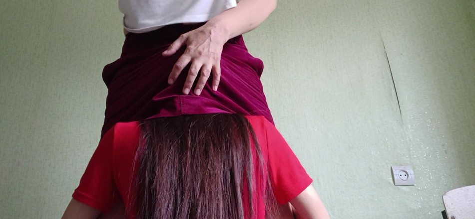 Lesbian-illusion: Я облизываю киску моей горячей мачехи